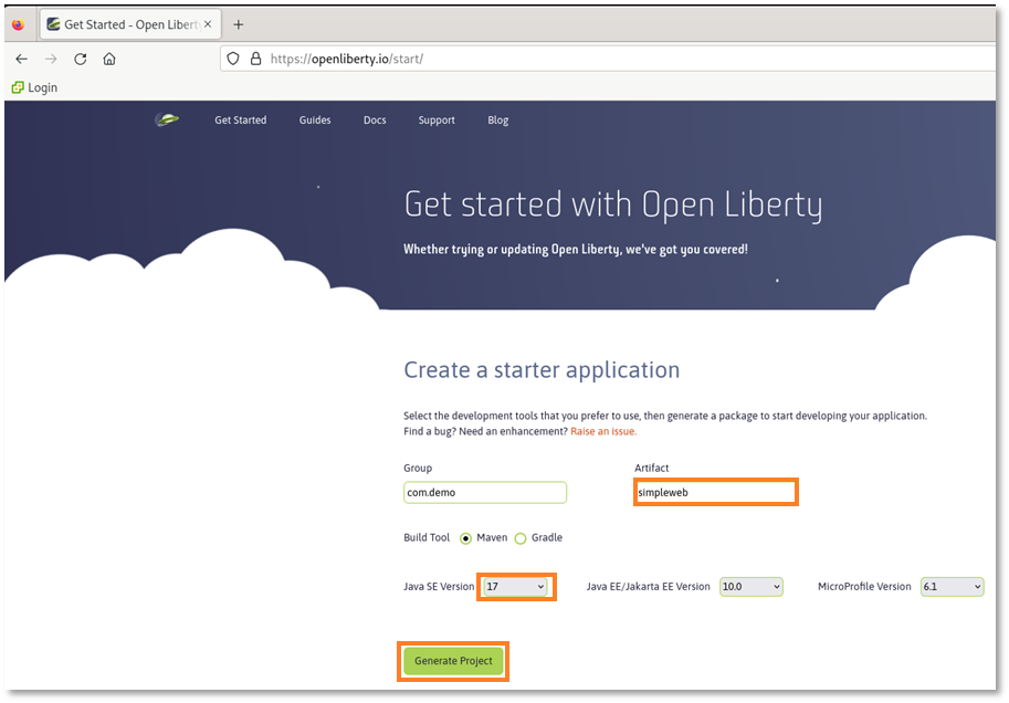 LibertyStarter-simpleweb
