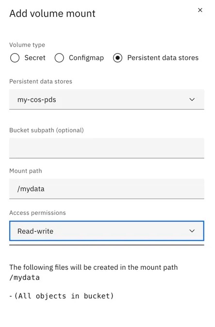 Code Engine PDS