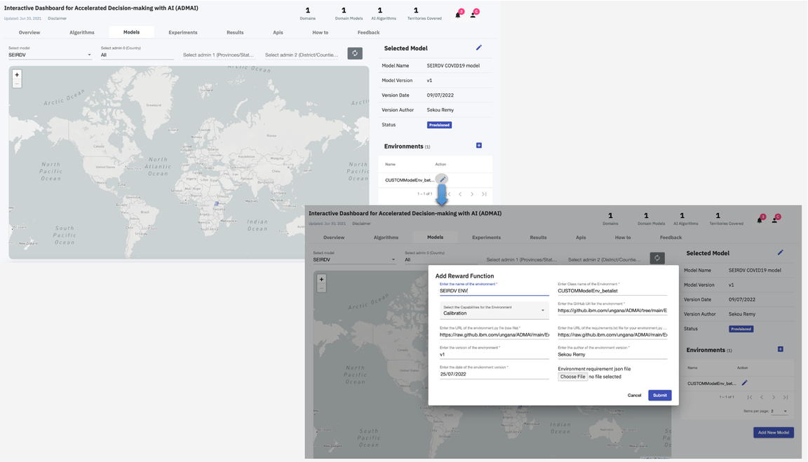Edit an existing Environment