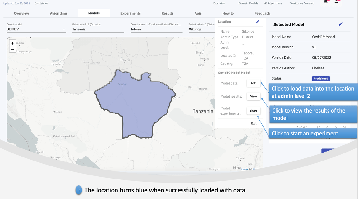 Steps to onboard locations at different admin levels