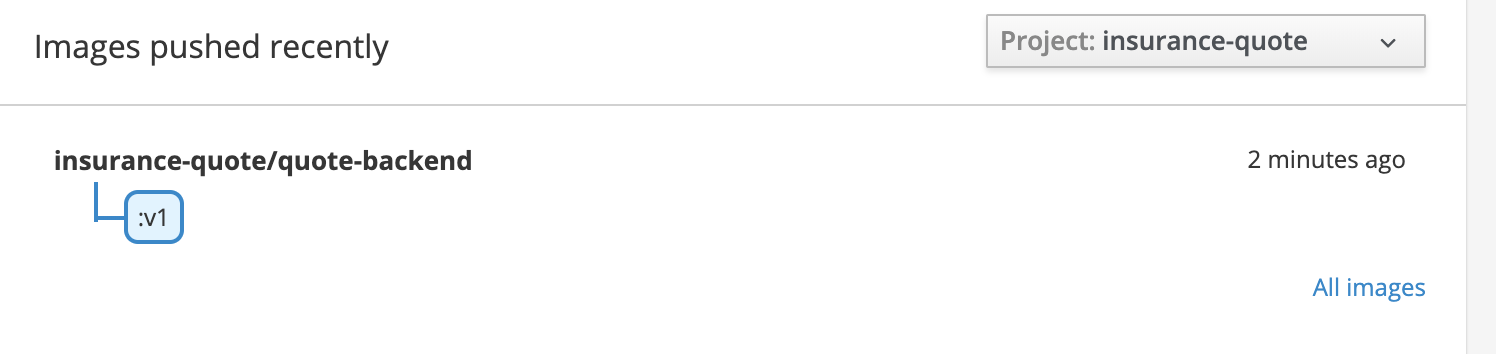 The apps backend in the registry