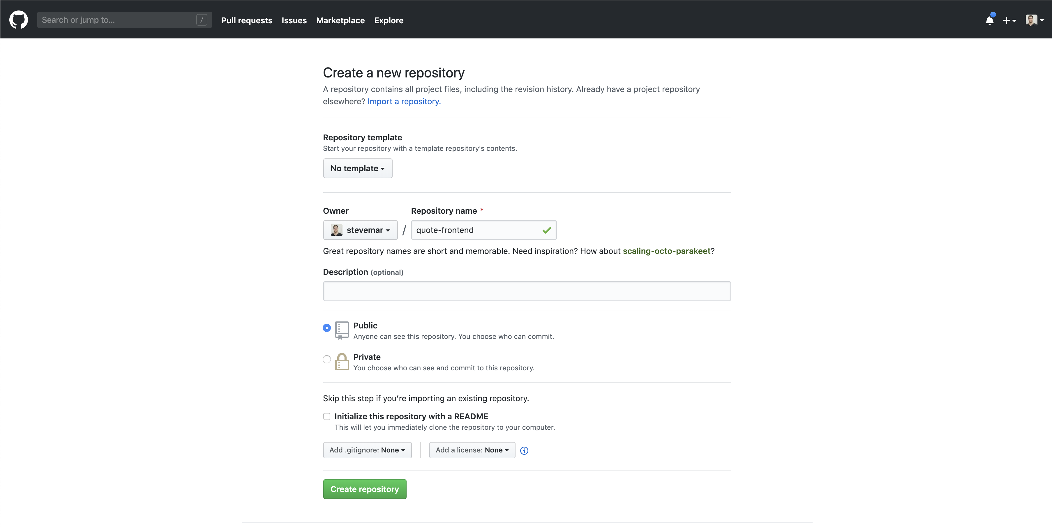 New repo