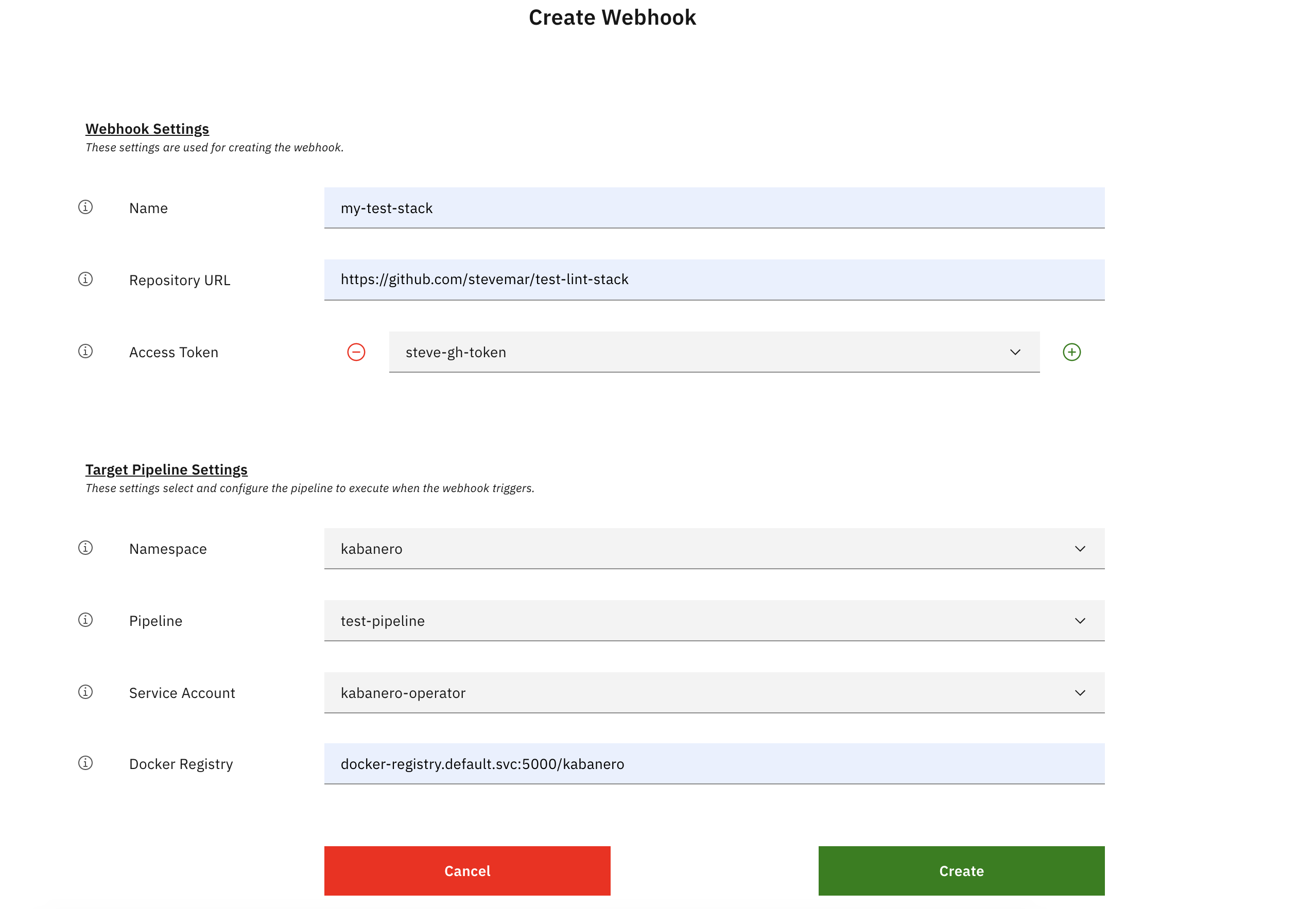 new webhook options