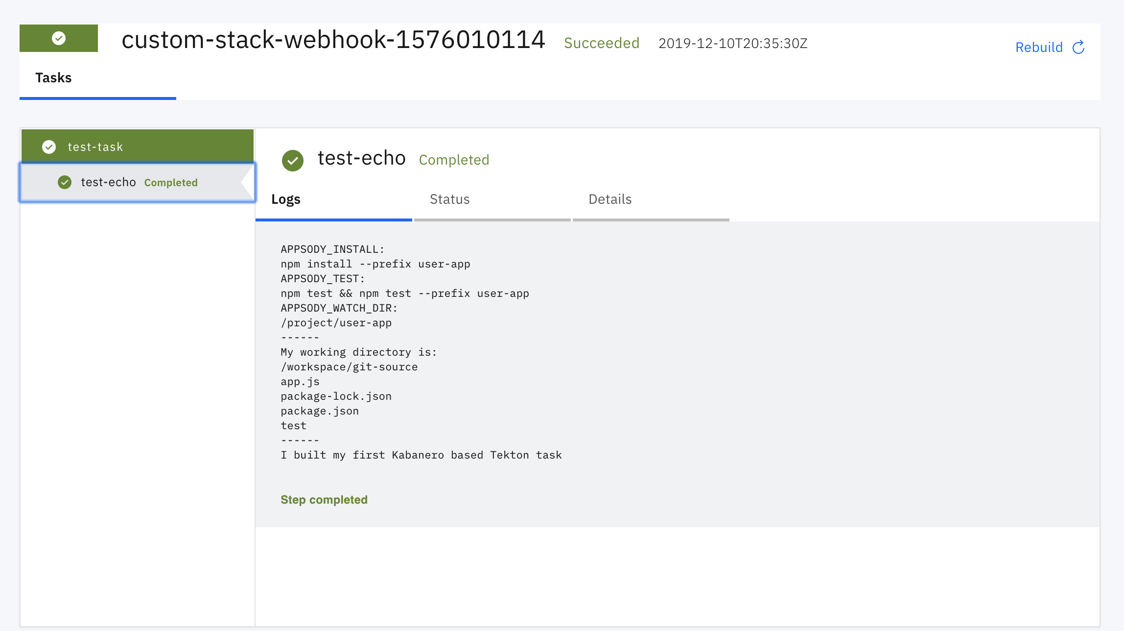 See the custom task and custom pipeline