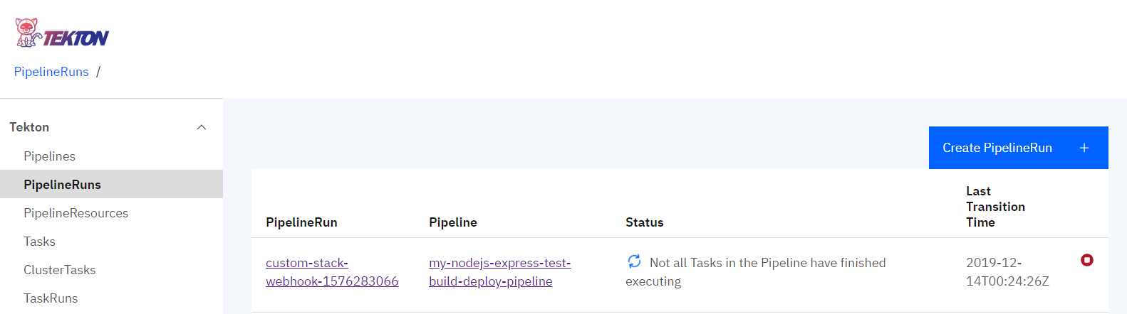 Pipeline running