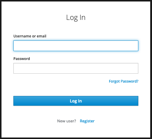 login box