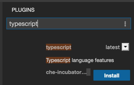 typescript plugin