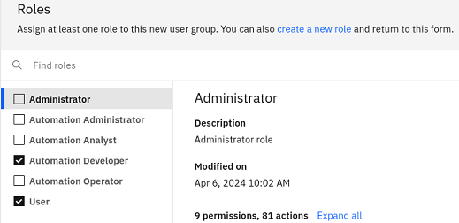 Roles Page