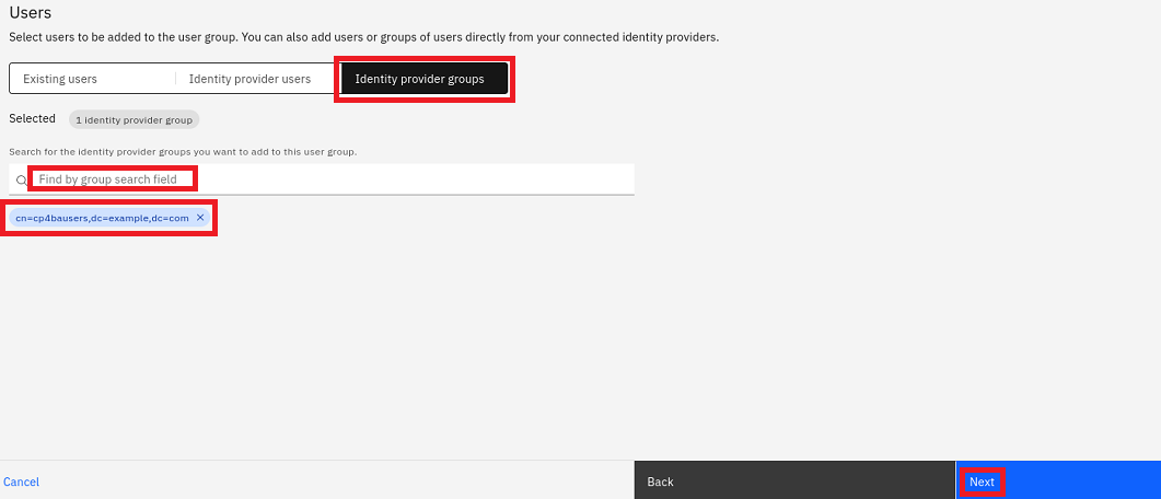 Users Page