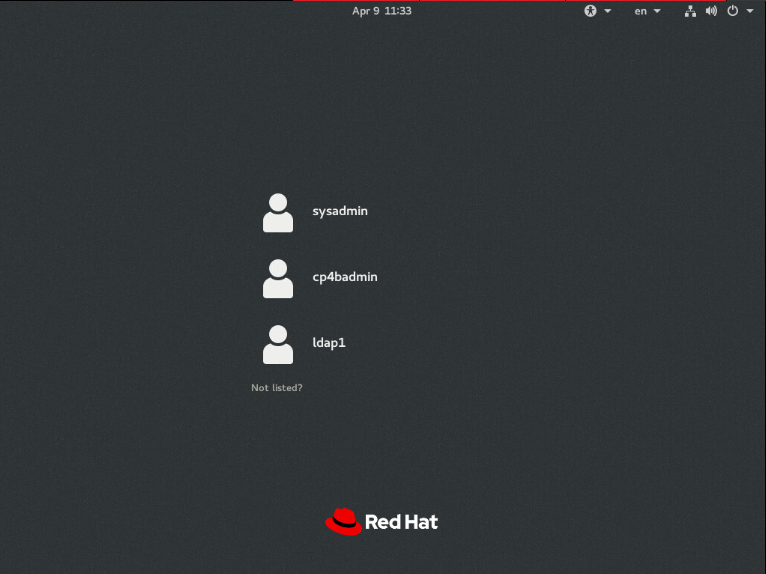 Login Screen