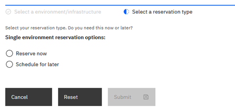 Reserve Now Option