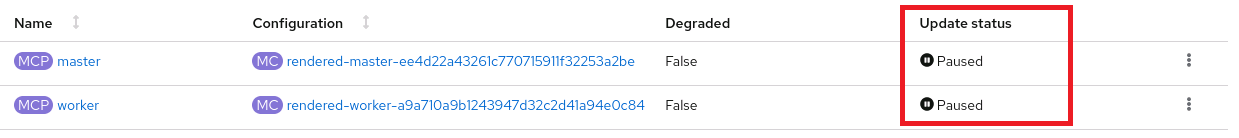 Updates Paused