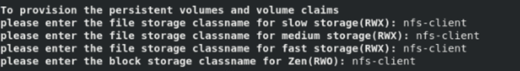 Select Storage Classes