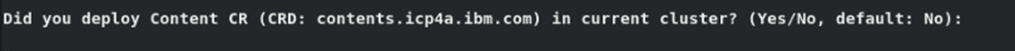 Deploy script offers to Reuse Component selection
