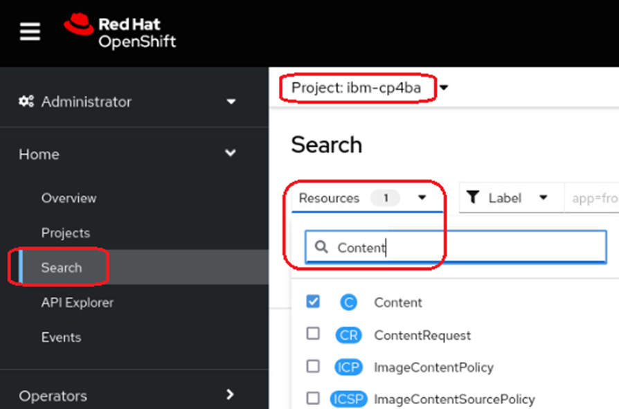 Finding Content Resource
