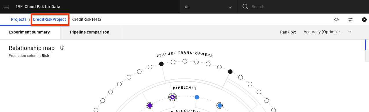 Navigate to Project