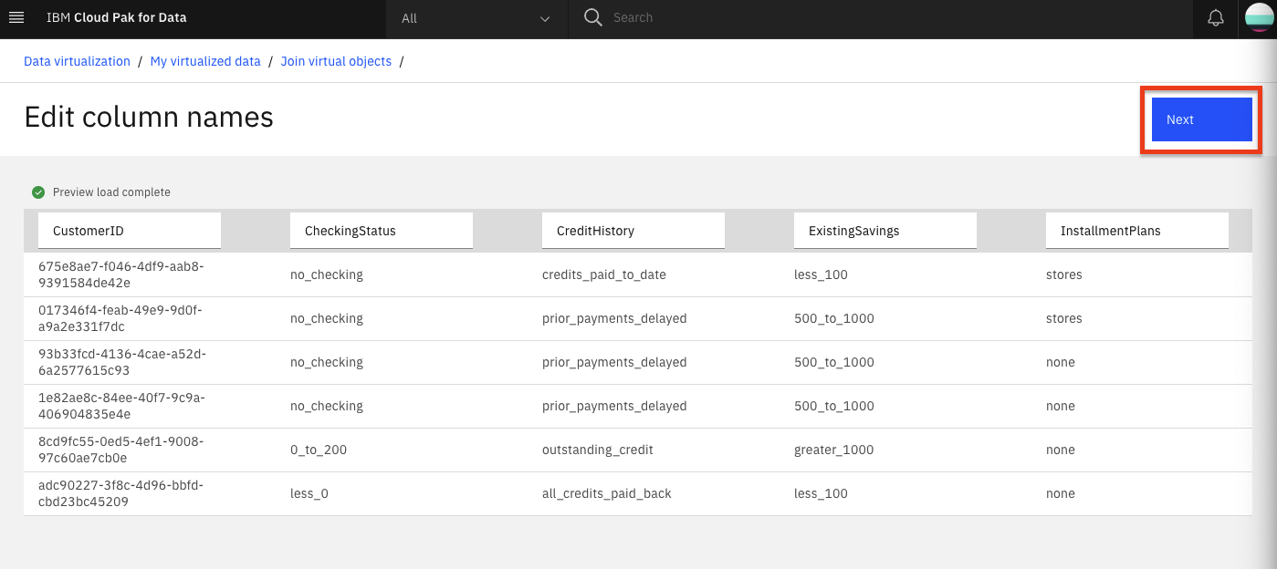 Review joined column names