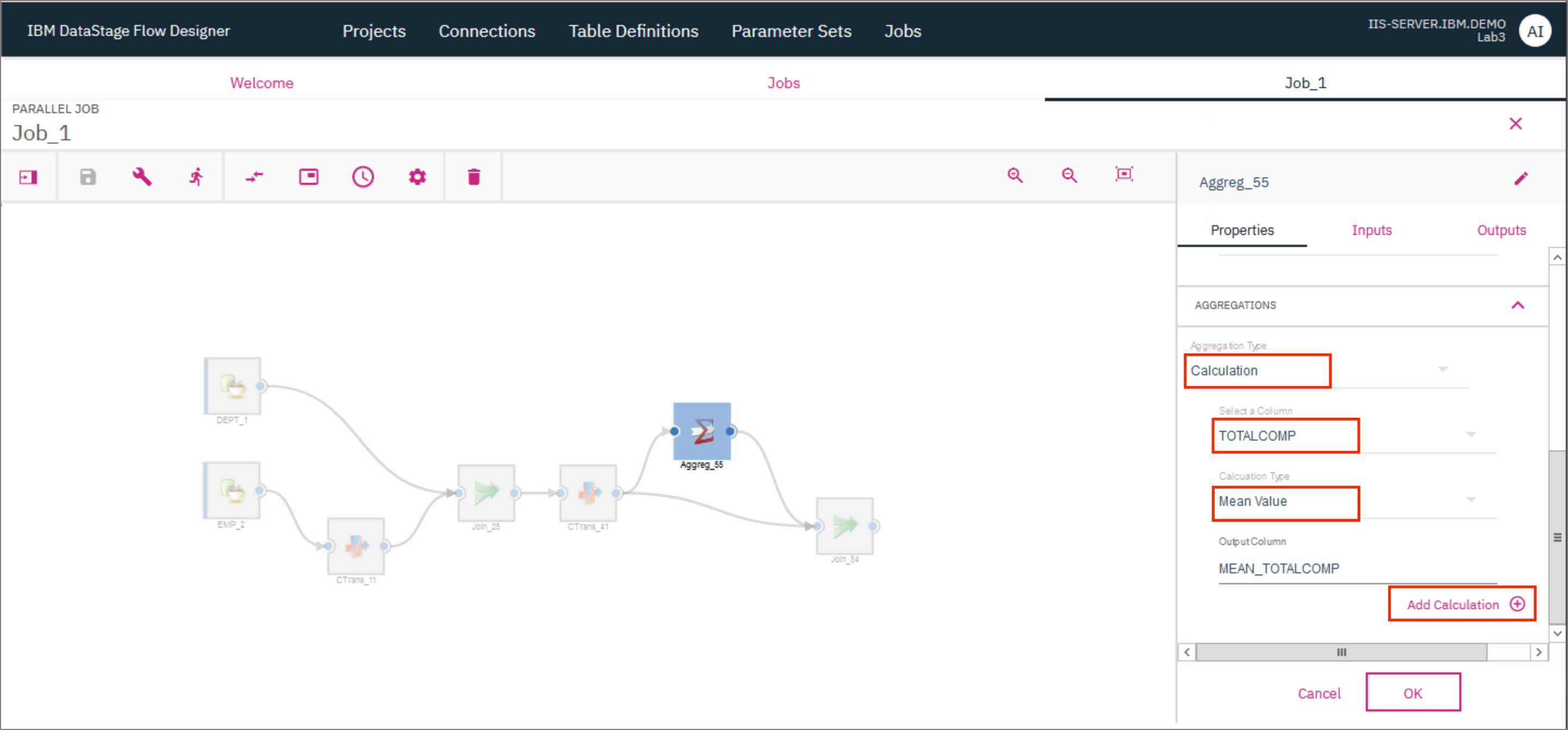 Aggregator - 2 - add calculation