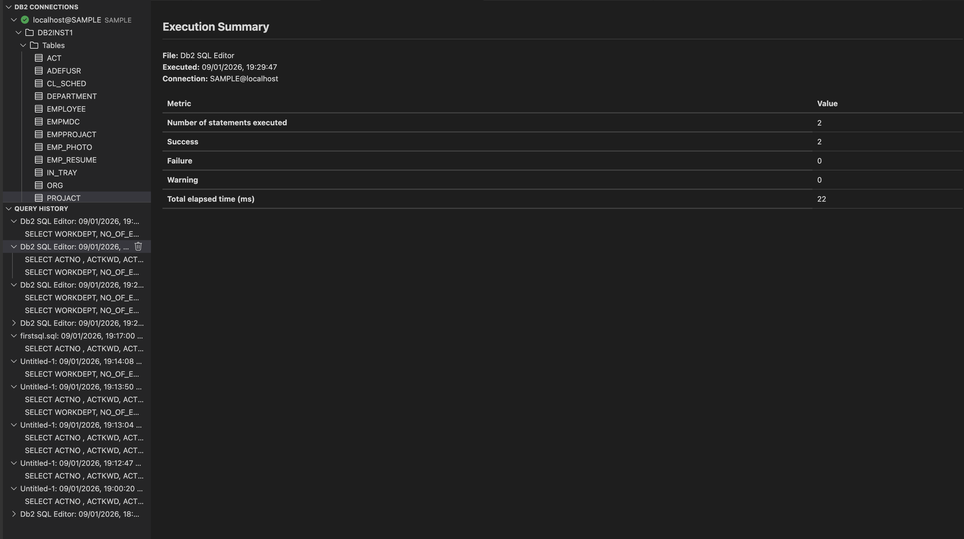 Run multiple queries