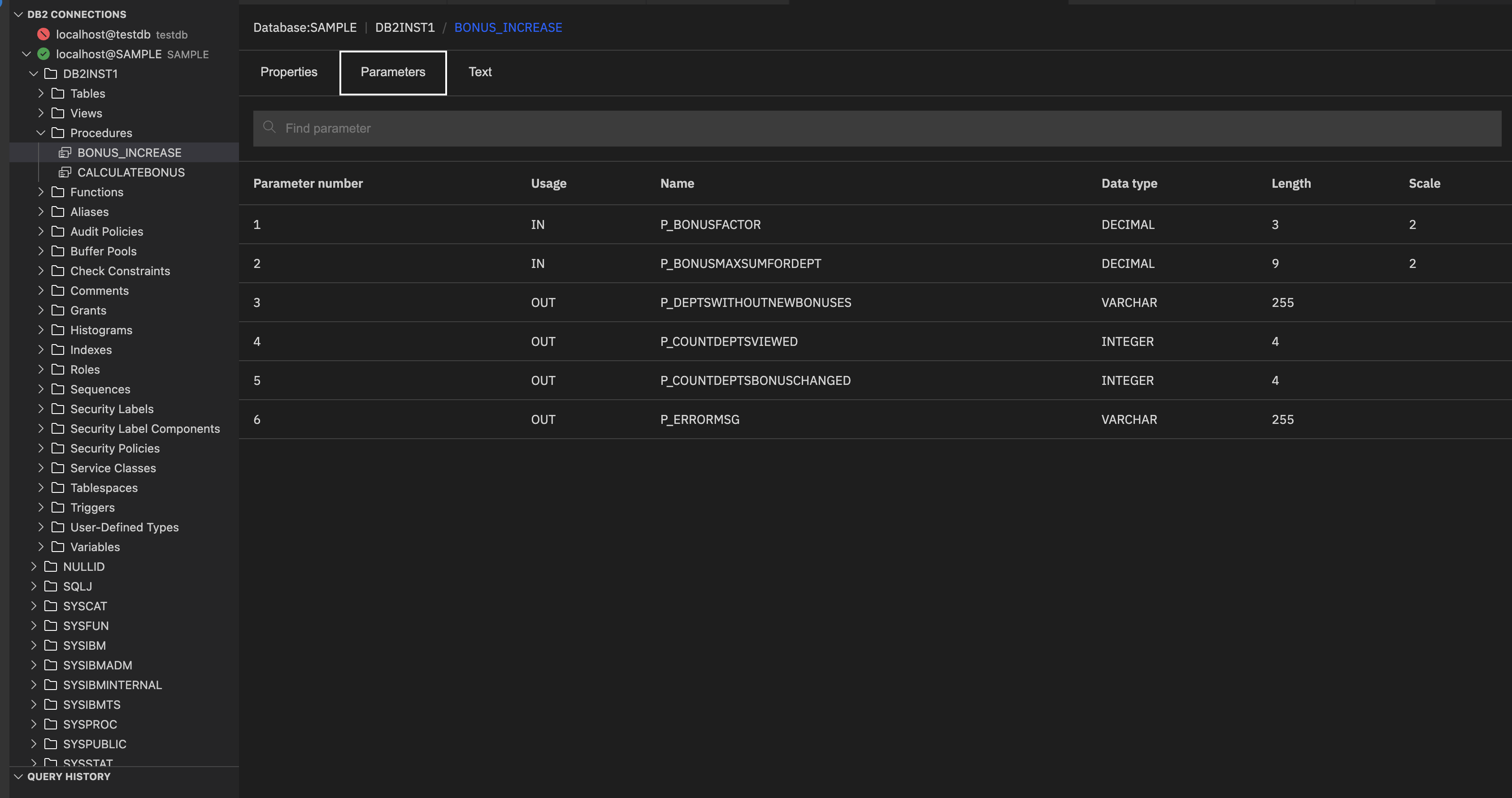 Adding a database connection