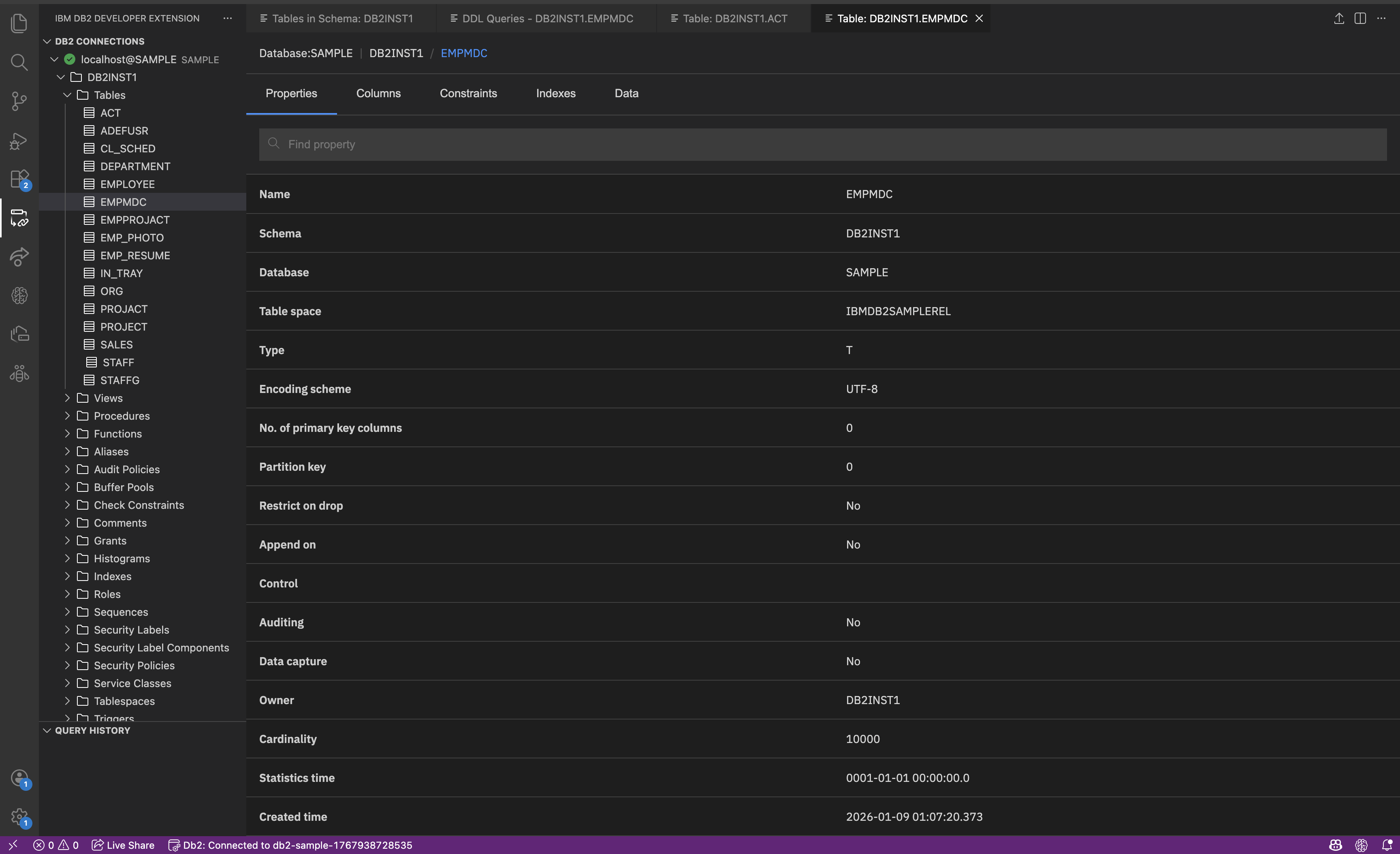 Connecting to database