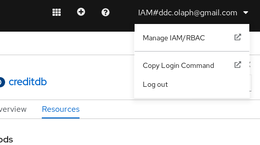 copy login command