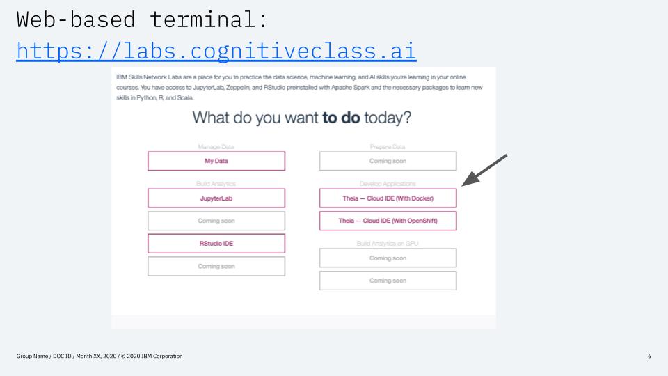 Web-based terminal