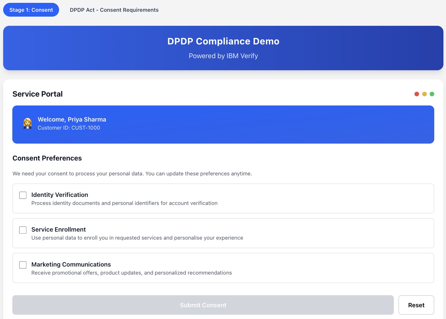 DPDP Act Compliance Journey screenshot 2