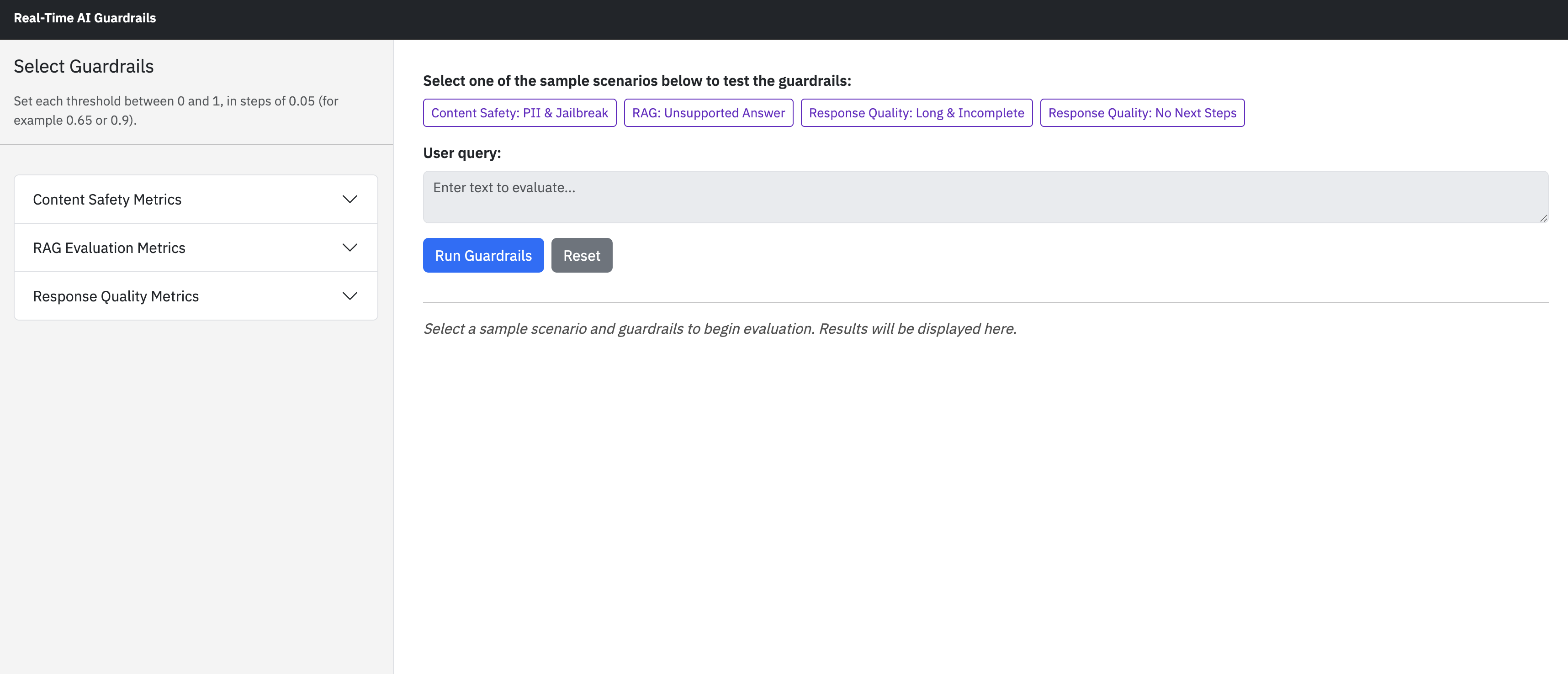 Real-Time AI Guardrails screenshot 3