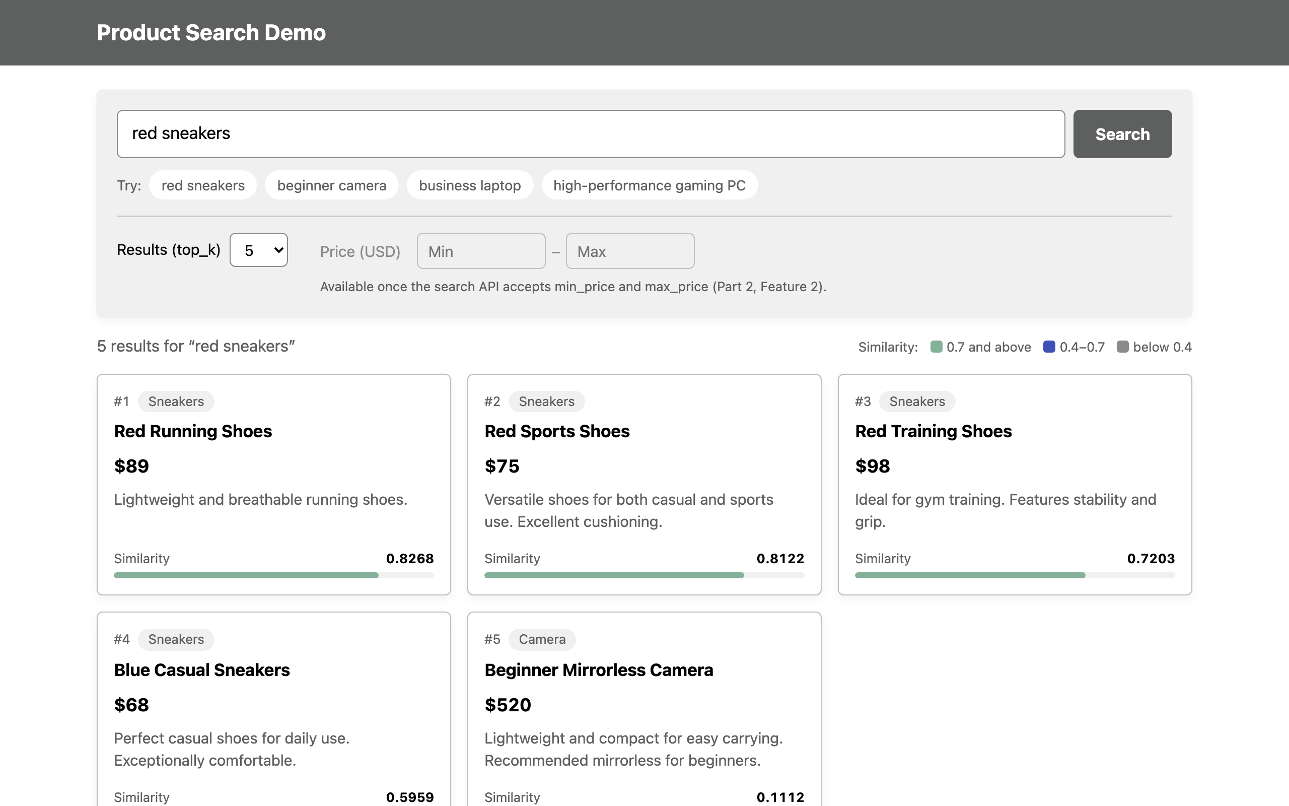 Semantic Product Search with Vector Search Builder and IBM Bob
