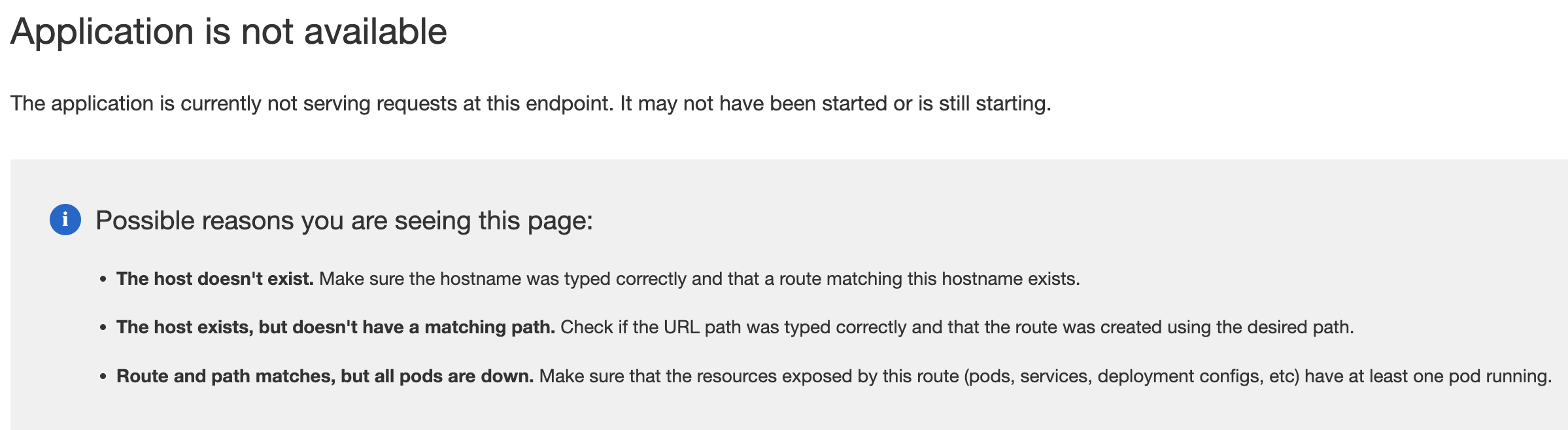 Screen capture displaying the error for when changing CA certificate