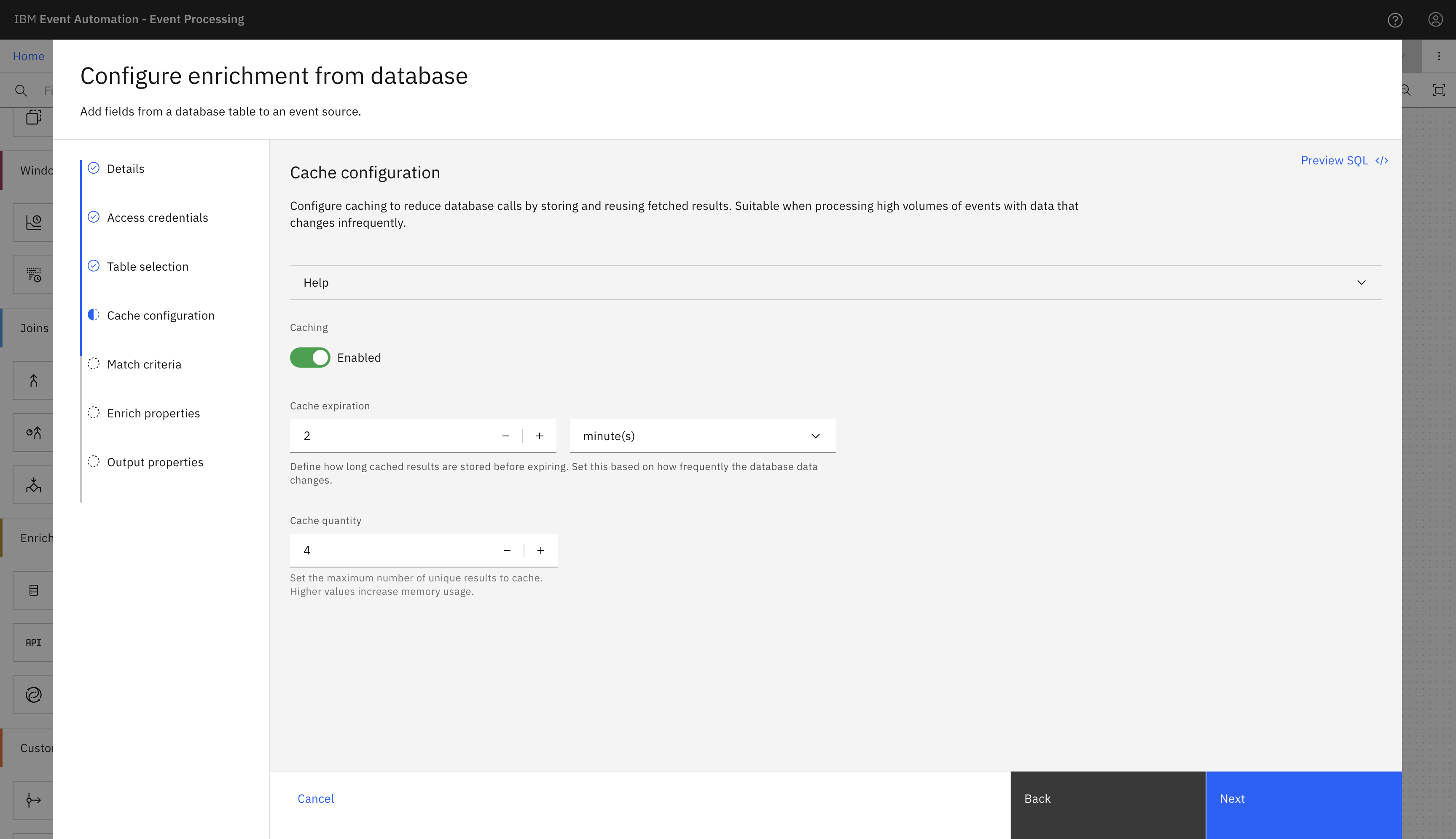 defining event enrichment screenshot