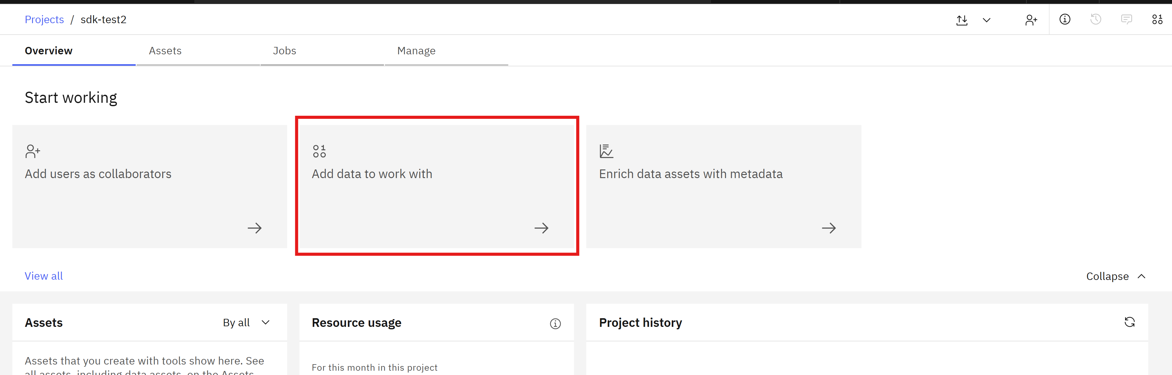 Screenshot of the File uploading in the UI - Step 1