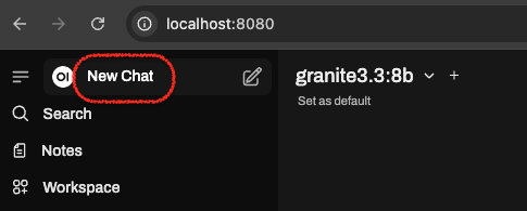 new chat