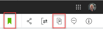 Bookmark and Copy toolbar buttons