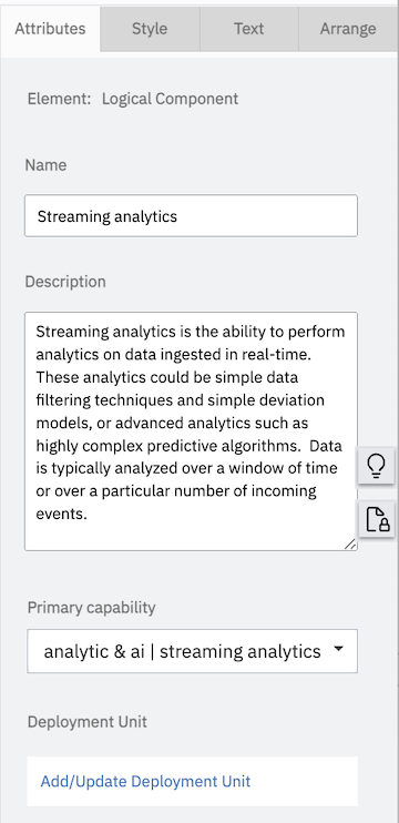 Logical Component Attributes