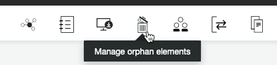 Manage Orphan Element button