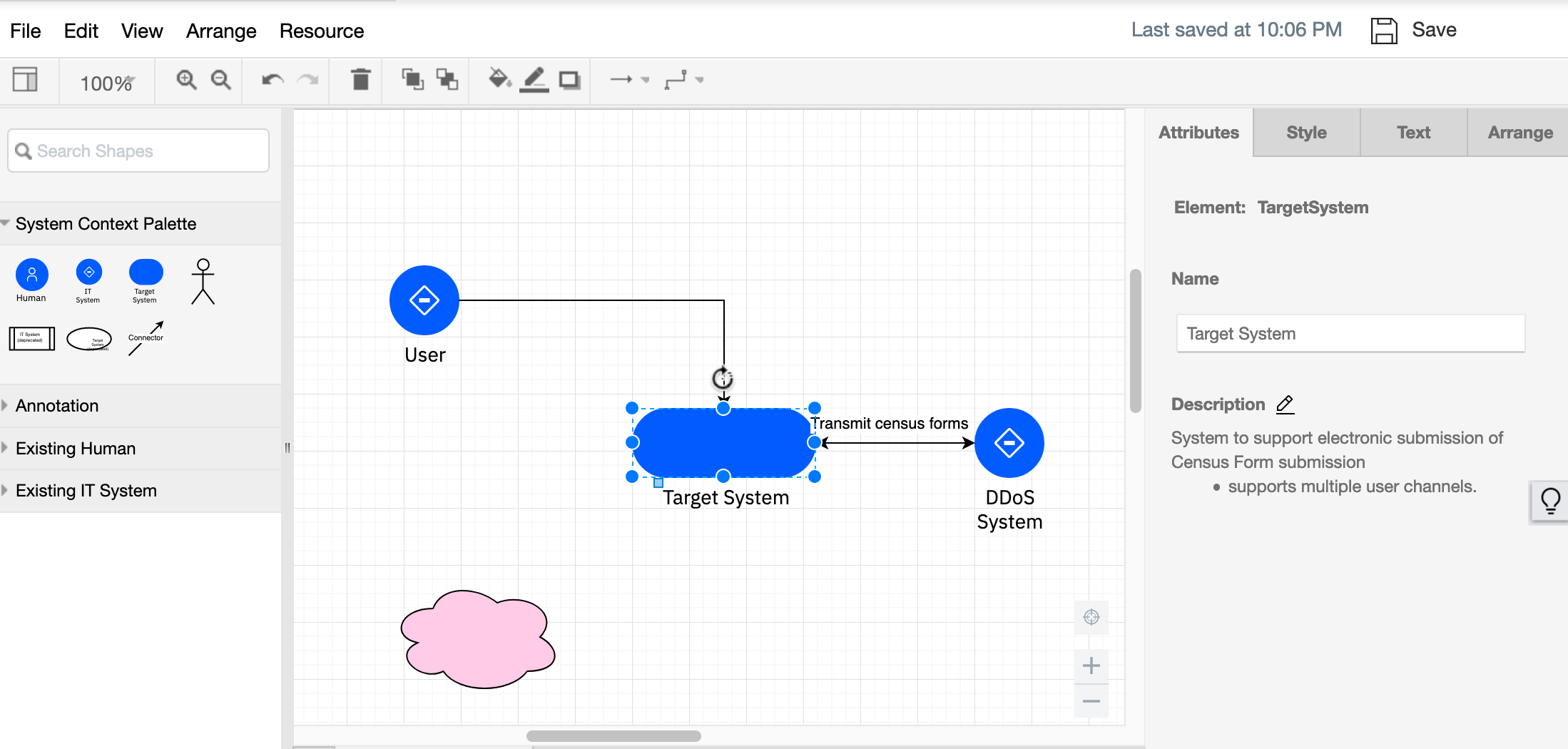 System Context Diagram - MxGraph Editor