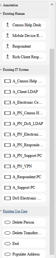 Existing Element palettes