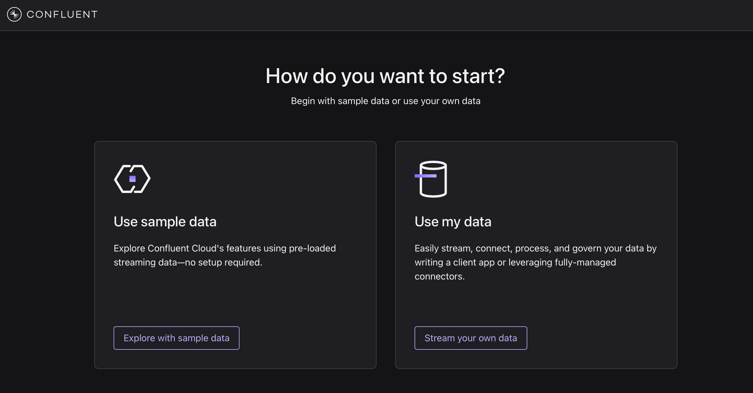 初回ウィザードの How do you want to start 画面