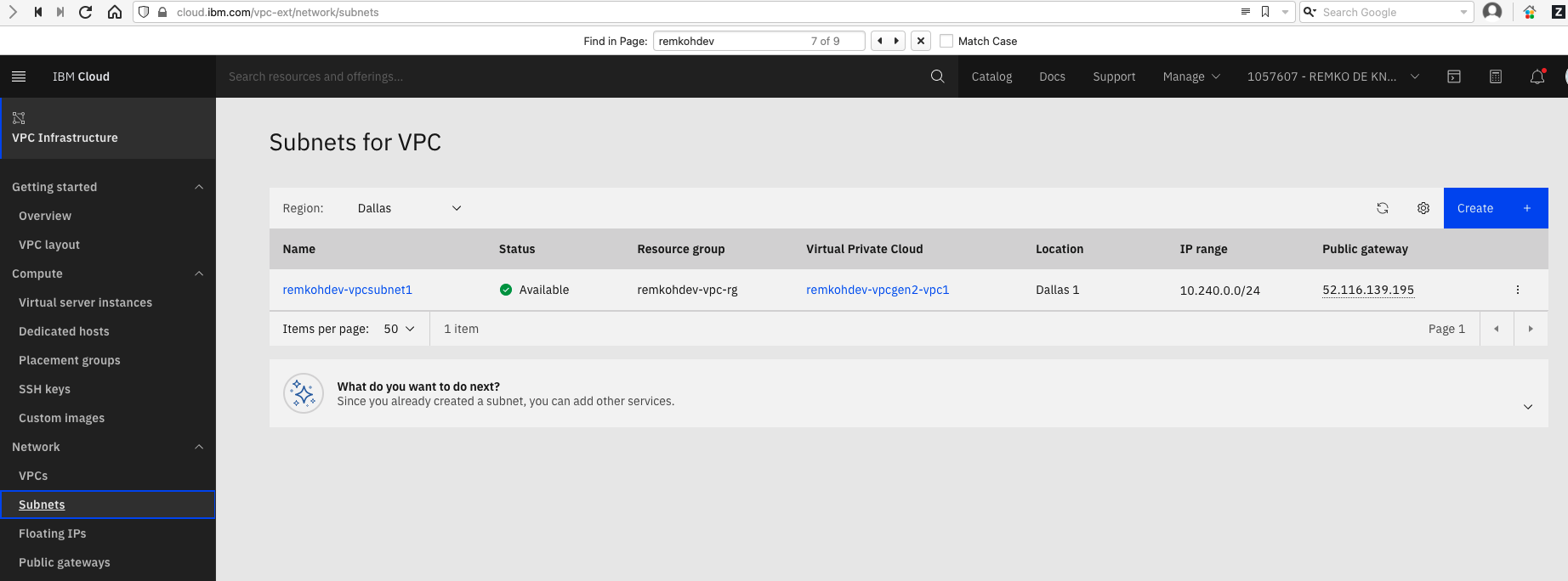 VPC Subnets