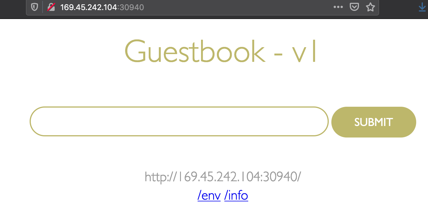 Guestbook UI