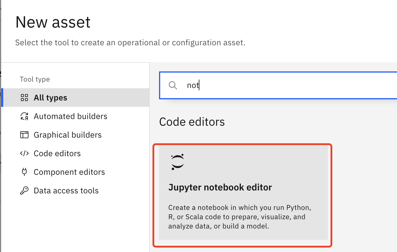 Choose notebook type