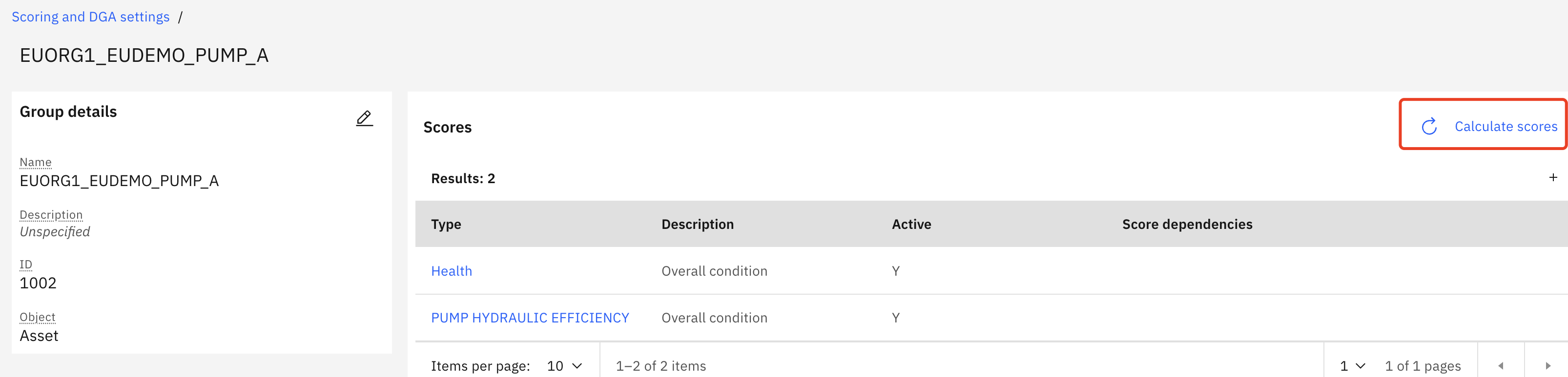 Calculate Scores
