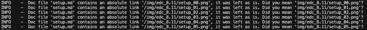 Remove Image INFO during build