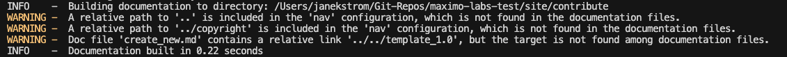 Remove link INFO during build