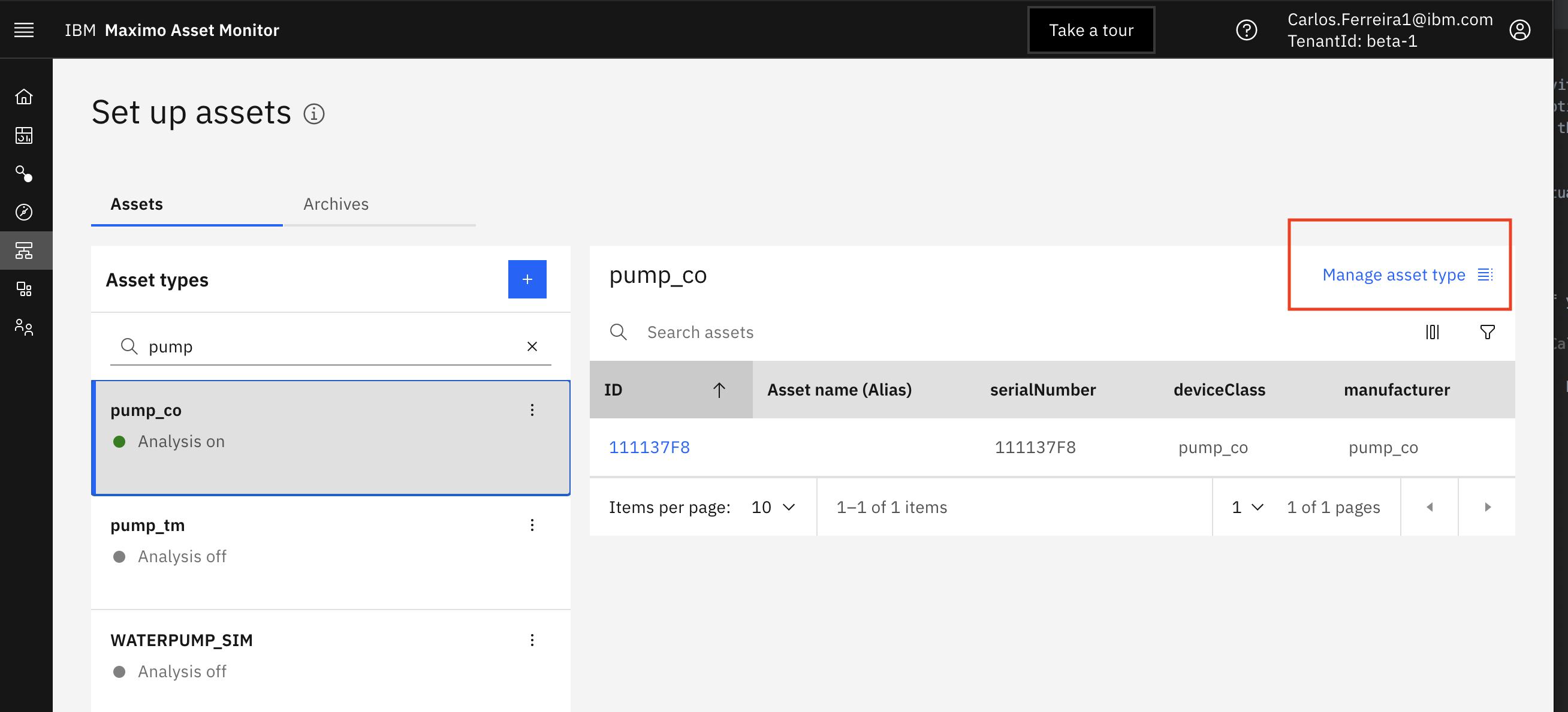 Asset Setup
