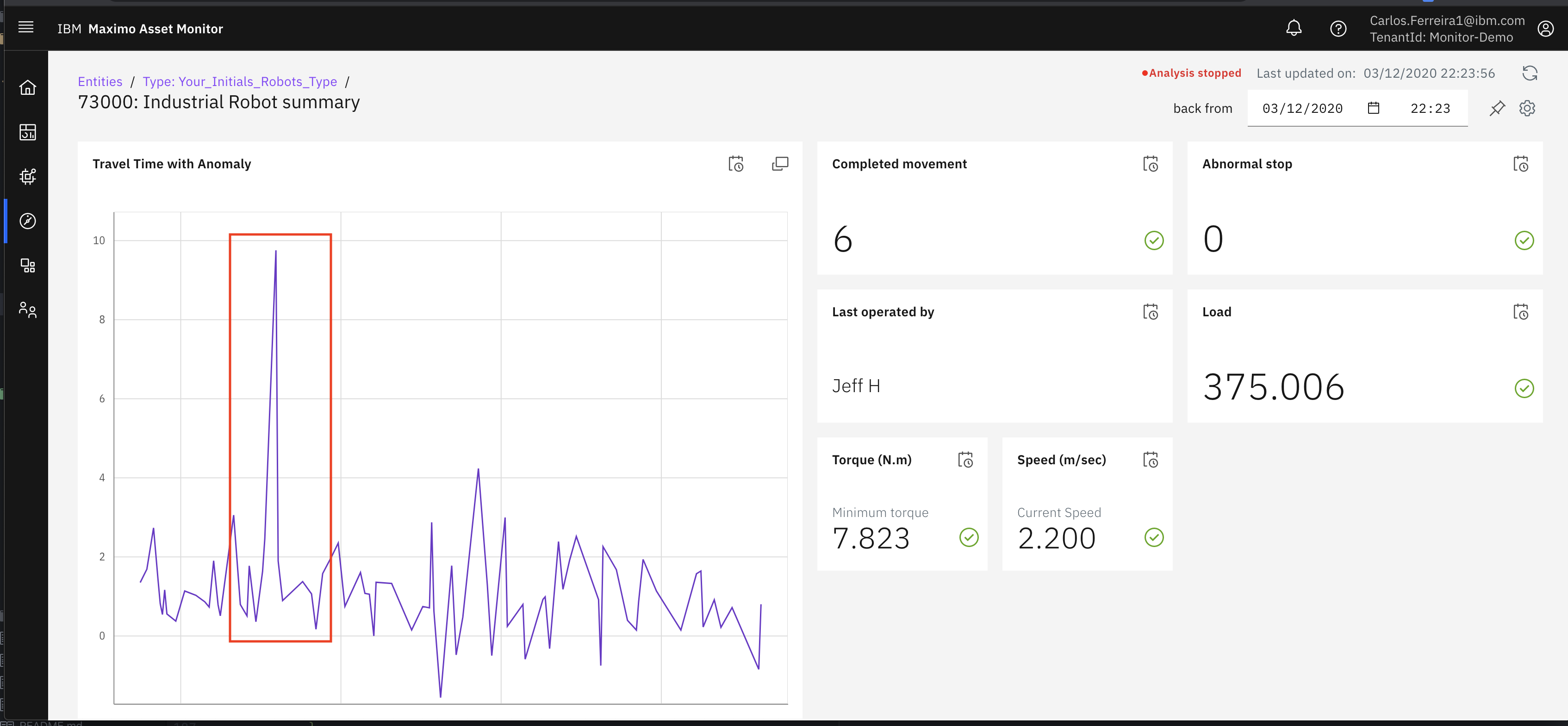Robot Asset Dashboard