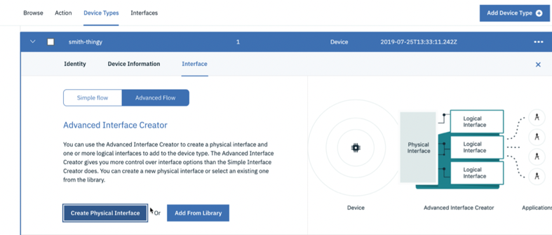 Device Type Advanced Flow