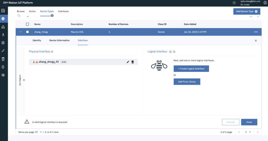 Add Event Types to Physical Interface